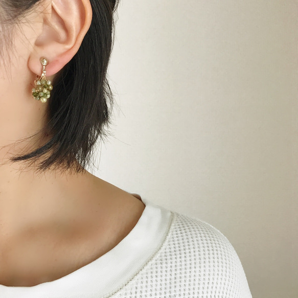 Earrings/Kahki blend 5枚目の画像