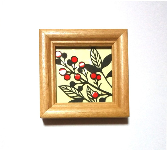 ミニ切り絵：南天 切り絵 hana 通販 5121882｜Creema(クリーマ)