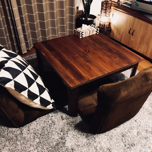 コタツをオシャレに♡アンティーク風こたつテーブル天板☆天板のみです