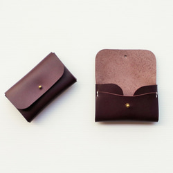 ✻ 名刺入れ カードケース ✻ 牛革 ✻ 定番 ダークブラウン ✻ ✻26