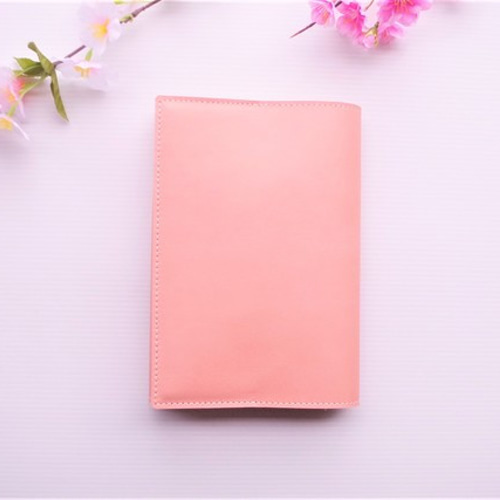 ✻ ～四六判・単行本サイズ～ ✻ 桜ピンク色 ✻ 牛革 ブックカバー
