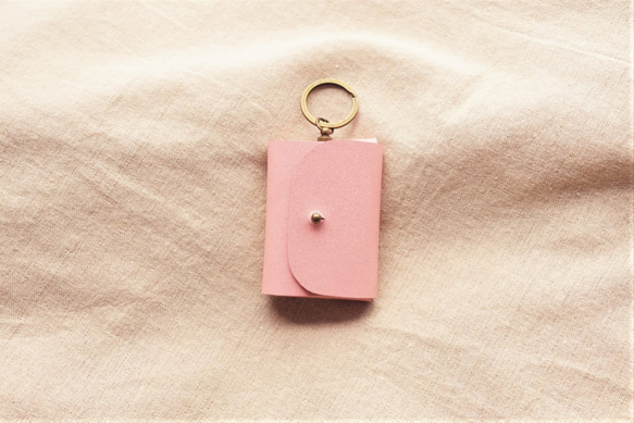✻　スマートキーケース　～Simple～　✻ 　牛革　✻　桜ピンク色　✻　　　✻61✻ 5枚目の画像
