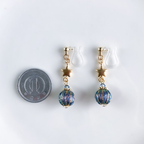 再販】星のミニチュアオーナメント col. 砂金 【ピアス/イヤリング 