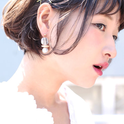 Midy pierce/earring clear 1枚目の画像