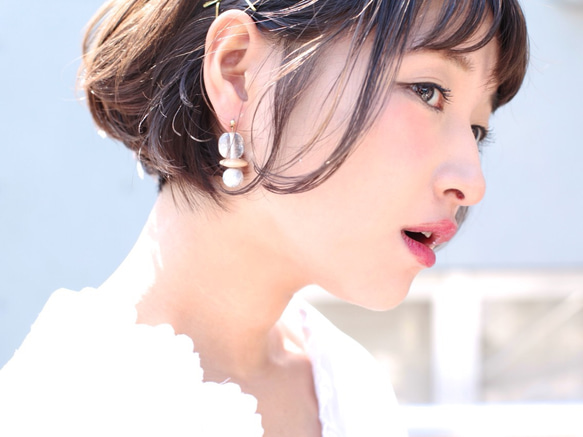 Midy pierce/earring clear 1枚目の画像