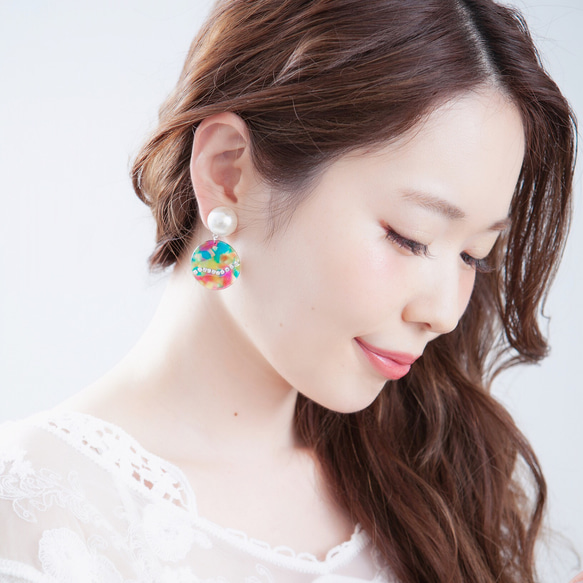 mulch pearl pierce/earring 1枚目の画像