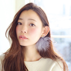 Bell pierce beige 1点のみ sale30%off 2枚目の画像