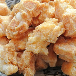 揚げおかき きなこ黒糖 - Fried OKAKI - Soybean Powdered gluten-free: 2枚目の画像