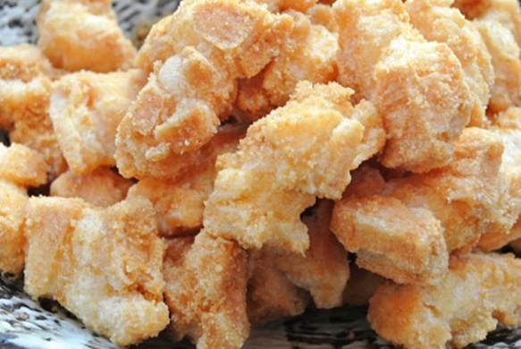 揚げおかき きなこ黒糖 - Fried OKAKI - Soybean Powdered gluten-free: 2枚目の画像