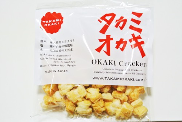 揚げおかき　塩 - Fried Okaki Salted gluten-free: 1枚目の画像