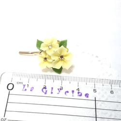 黄色い小花のポニーフック☆Y-1 4枚目の画像