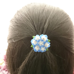 満開ですネモフィラ畑のポニーフック20ver. ヘアアクセ 6枚目の画像