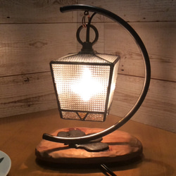 日本製　骨董　ヴィンテージ  レトロ　大正時代　照明器具　ライト　ウェーブ　海