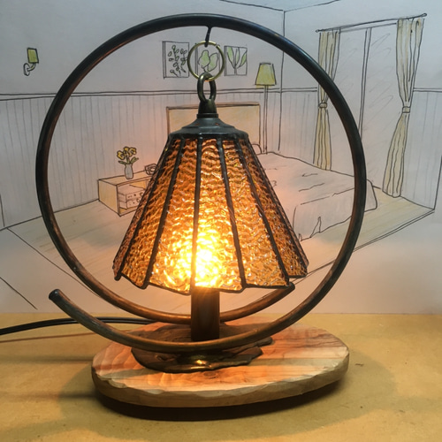 レトロ 秋・冬 ムードランプ スタンドライト・テーブルランプ