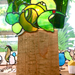 【一点物】大木ランプ　テーブルランプ　オブジェ 2枚目の画像