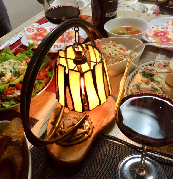 オシャレなディナー・テーブルランプ・NEWスタンドライト・おもてなし照明 2枚目の画像