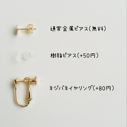 summer stick Pierce/Earring【ﾌﾞﾗｯｸ×べっ甲】 4枚目の画像