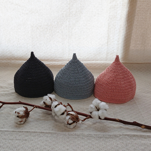 ミモザ様確認用 どんぐり帽子 麦わら帽子