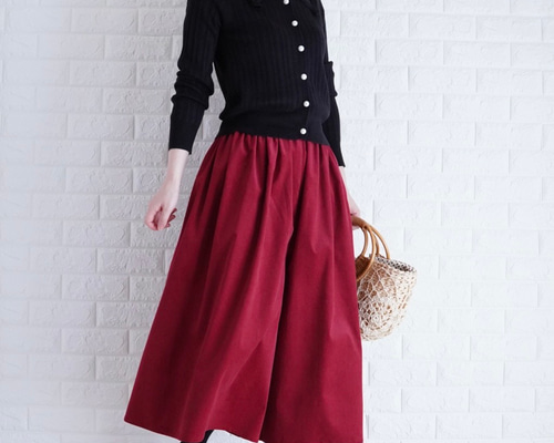 キャピタル　ギャザーたっぷりキュロットパンツ未着用 キャピタル ギャザーたっぷりキュロットパンツ未着用 カジュアル