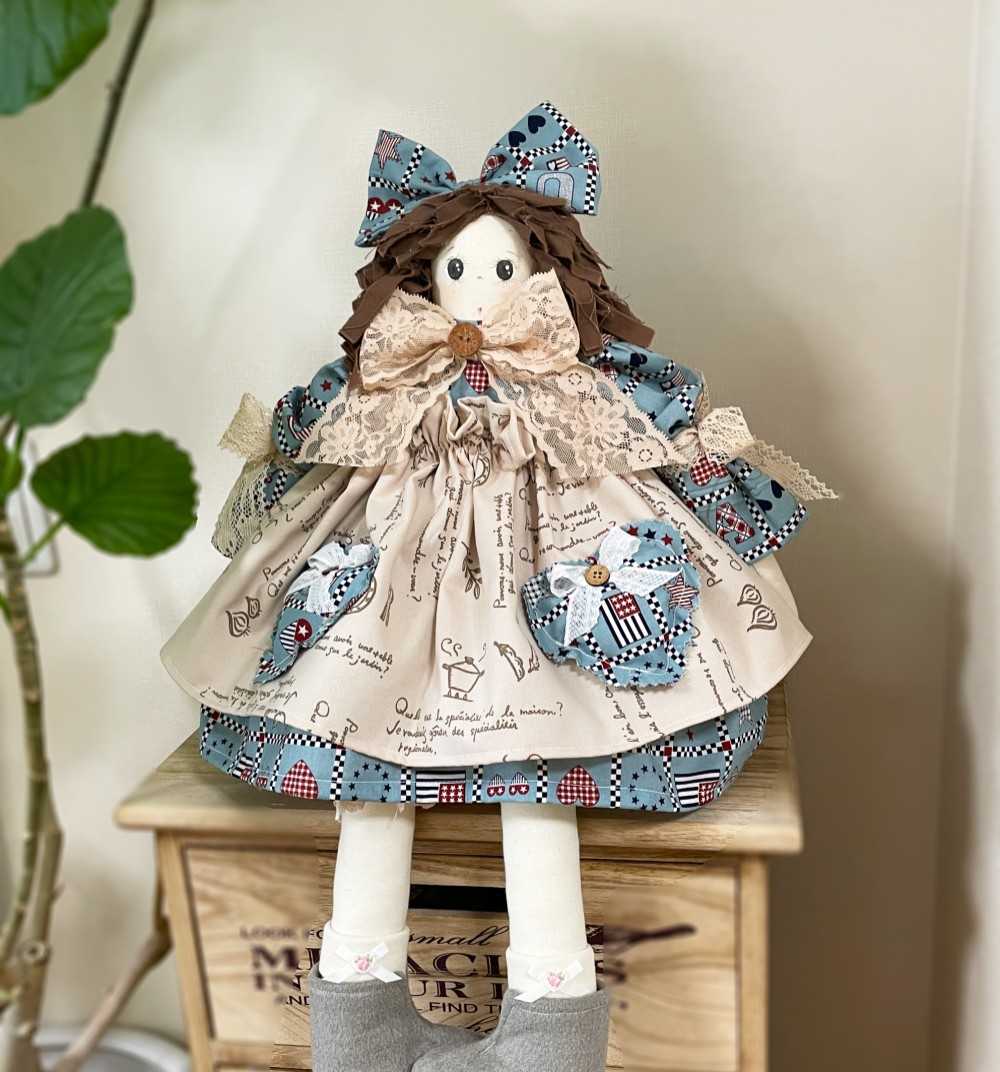 カントリードール　アメリカンドール　人形　2体セット