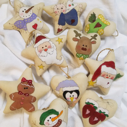 カントリー雑貨　アンファン雑貨　クリスマスツリー　オーナメント ☆ カントリーなクリスマスツリーオーナメント（2） ☆ その他