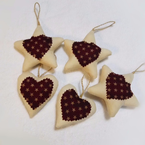 ☆ カントリーなクリスマスツリーオーナメント（2） ☆ その他