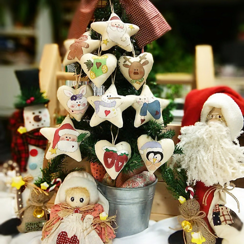 ☆ カントリーなクリスマスツリーオーナメント（2） ☆ その他