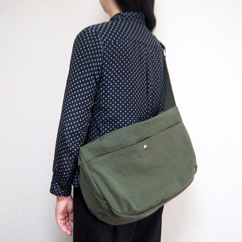 POST O'ALLS メッセンジャーバッグ ショルダーバッグ カーキ SML 最大33% 7/17限定 ショルダーバッグ メッセンジャーバッグ