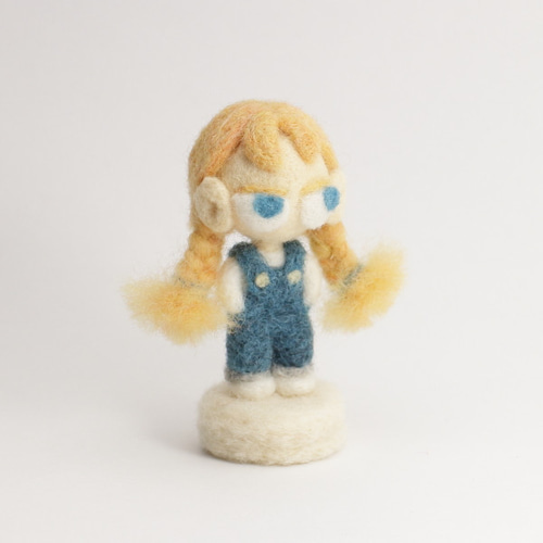 羊毛フェルト人形 オレンジ 羊毛フェルト マカフェルト工房 通販