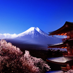 富士山-Ⅲ　写真画（写画）　ジグレープリント　297mm × 420mm 1枚目の画像