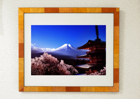 富士山-Ⅲ　写真画（写画）　ジグレープリント　297mm × 420mm 2枚目の画像