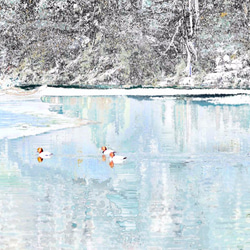 長瀞の冬　ジーグレープリント　297mm × 420mm 2枚目の画像
