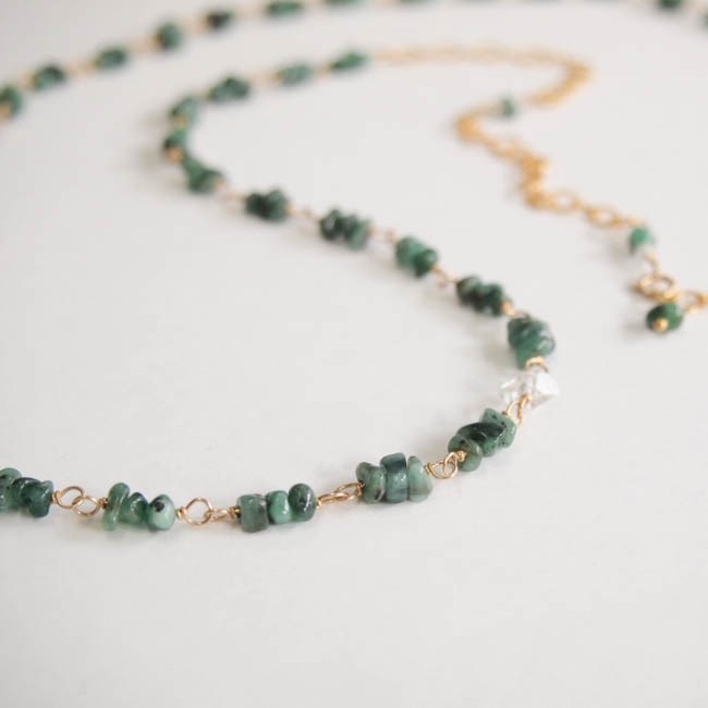 天然石ロングネックレス【FNGF-1】