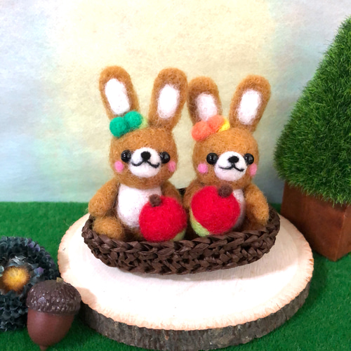 ハンドメイド 羊毛フェルト メイクーン ブラウンタビー Japanese
