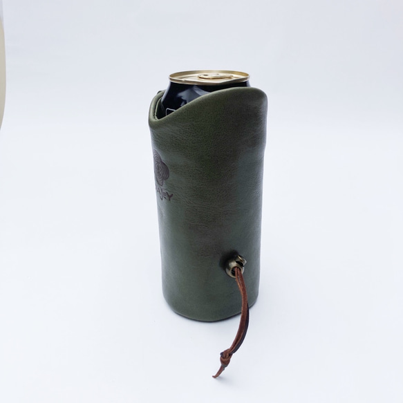 具有冷藏功能的“500ml＆350ml兼容”啤酒罐&lt;橄欖綠&gt; 第9張的照片