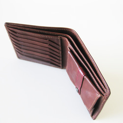 “Thin Bifold Wallet”緊身錢包 &lt;棕色&gt; ☆免運費 &amp; 免費禮品包裝☆ 第5張的照片