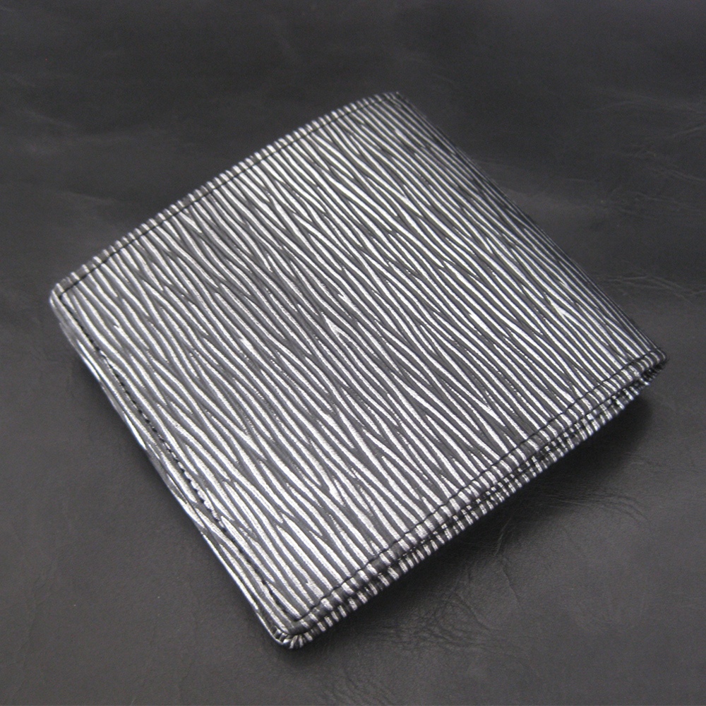 "メタル"ウォレット　＜EAR＞  二つ折り財布 送料&ギフトラッピング無料　名入れ可