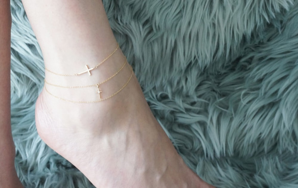 【14KGF】Single Chain Dainty Anklet/Bracelet 6枚目の画像