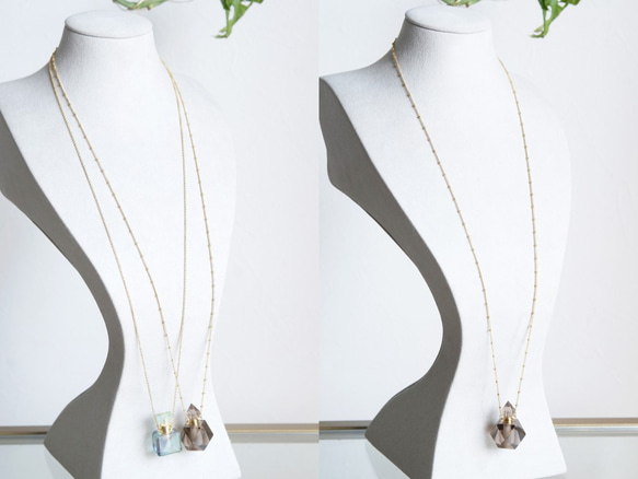 Gem Bottle Long Necklace-Aromaoil/Perfume-[No 1-4/10] 8枚目の画像