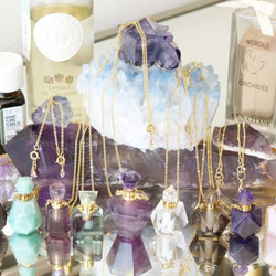 Gem Bottle Long Necklace-Aromaoil/Perfume-[No 1-4/10] 9枚目の画像