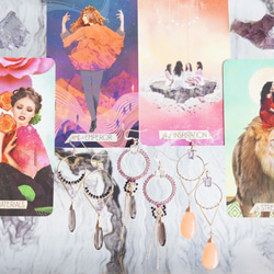 【The Muse/ Inspiration-003】14KGF Eternity Gemstone Earrings 6枚目の画像