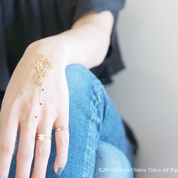 【14KGF】Ring Bracelet,Filigree"A" 1枚目の画像