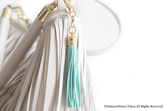 Bag Charm-Italian Leather Tassel- 5枚目の画像