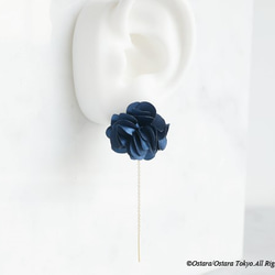 【14KGF】耳線耳環、花朵珍珠 第8張的照片