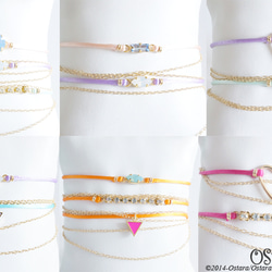 -Pale Purple- Bijou "Bracelet" OR "Anklet" 3枚目の画像