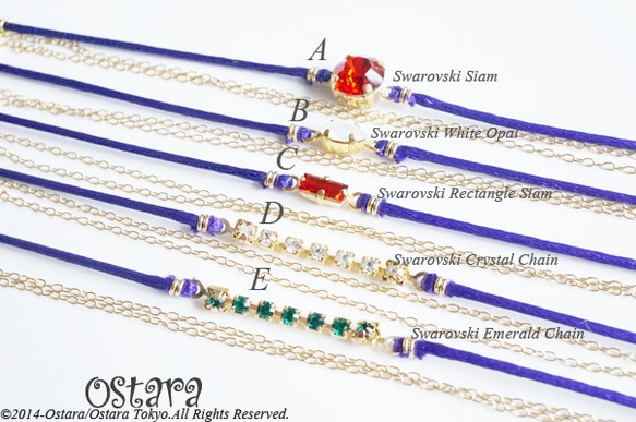 -紫色-Bijou“手鍊”或“ Anklet” 第2張的照片