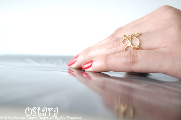 【16KGP】 Filigree Ring "Bubble" 1枚目の画像