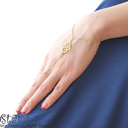 【14KGF】Ring Bracelet---Matt Gold Oriental Filigree--- 1枚目の画像