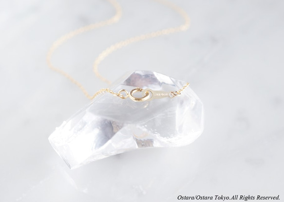 [14KGF]項鍊-Gemstone,Dream Crystal, NY Herkimerdiamond- 第3張的照片