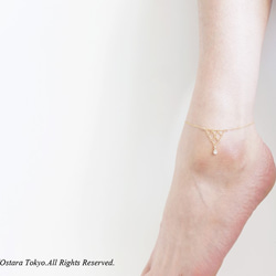 【14KGF】Anklet,14KGF Chain Triangle 1枚目の画像